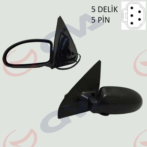 DIŞ DİKİZ AYNASI SOL FOCUS 98 ELEKTRİKLİ ISITMALI KONVEKS 5 FİŞ VM-319EHL