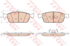 ON FREN BALATASI FOCUS 3 14 C-MAX 06 11 10 03 KUGA 08 CONNECT TC7 13 MAZDA 3 03 MAZDA 5 10 VOLVO S40 04 V40 12 V50 04 C30 06 C70 05