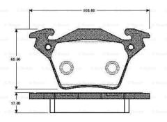 FREN BALATASI ARKA MERCEDES VITO W638 96 03