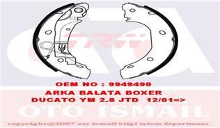 ARKA PABUÇ BALATA BOXER 94 02 DUCATO 94-06 JUMPER 94 02 254x57