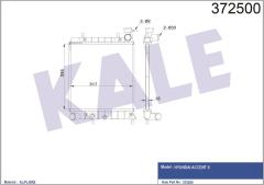 RADYATÖR ACCENT-ACCENT 2 1.3 AL/PL/BRZ 335x317x16