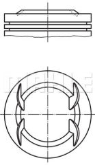 PİSTON SEGMAN 79.50MM 0.50 A-B 16XER ASTRA H-J-5 INSIGNIA 1.6