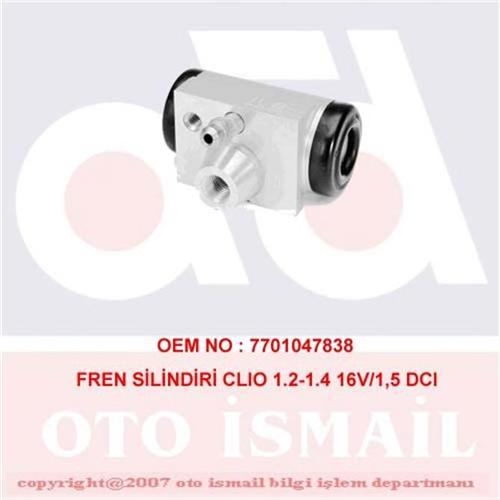 FREN SİLİNDİRİ LOGAN 1.5 2010 SANDERO 1.5DCI 1.6 MPI 10 CLIO 2 1.2-1.2 16V 98-05 17.46 mm ABS Lİ 17.46 mmx32.5 mm x 48.4 mm