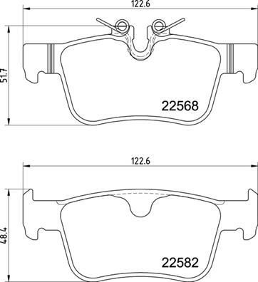 ARKA BALATA VOLVO S90 2.0D3 2.0D4 2.0D5 2.0T5 2.0T6 2016 V90 2016 XC60 17 V60 16 İNÇ JANT GDB2168