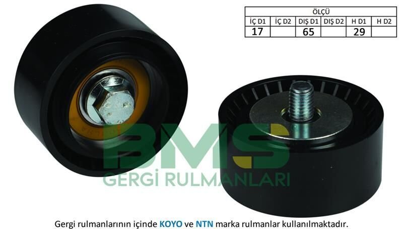 V KAYIŞ GERGİ RULMANI ISIZU