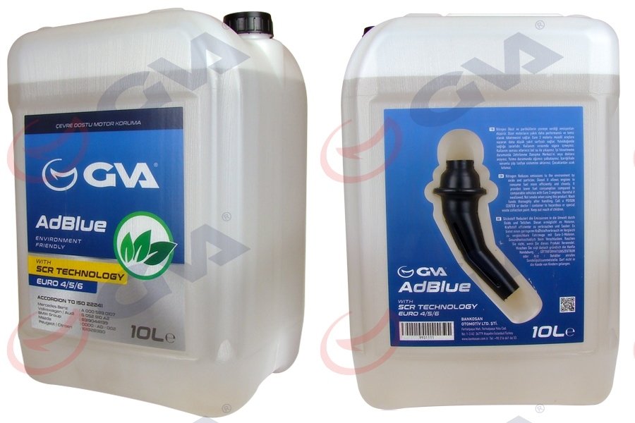 GVA BLUE SIVISI 10 LT EURO 4-5 / BİNEK EURO 6 HUNİLİ AMBALAJ