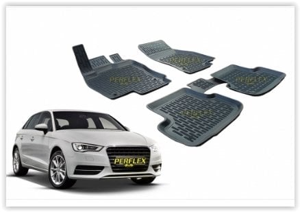 PASPAS 3D X-MAT HAVUZLU AUDI A3 13 SİYAH