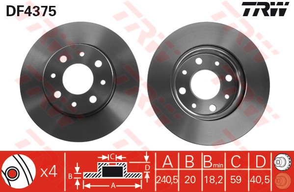 ÖN FREN AYNASI FIAT 500 1.2-1.3DMTJ 08 500C 0.9-1.2-1.4-1.3DMTJ 09 FORD KA 1.3 TDCİ 09 240.5