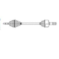 x AKS ÖN SOL CORSA C 1.4-1.6-1.3 CDTI- 1.7D-DTI 00 ABS Lİ 17-0769