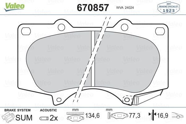 ÖN BALATA PAJERO 3.2 3.8 07 10 LAND CRUISER J12 3.0D-4D 4.0 01/03 10