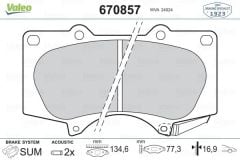 ÖN BALATA PAJERO 3.2 3.8 07 10 LAND CRUISER J12 3.0D-4D 4.0 01/03 10