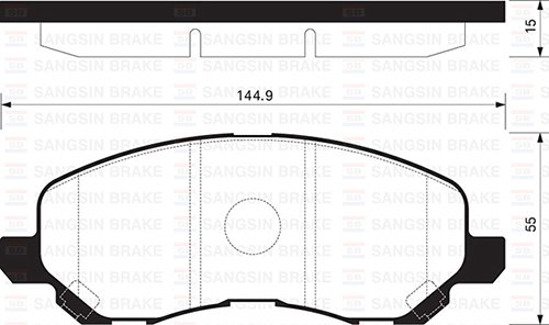 ÖN FREN BALATA MITSUBISHI ASX 1.6L DV6 DI-D GA7W 15- 1.6L 4A92 Euro5 10- / LANCER 1.6L 4G18 CS3A 03-08 1.3L 4G13 CS3A 03-07 / CITROEN C4 1.6L 1.8L HDİ 12- / PEUGEOT 4008 12-