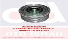 ALTERNATÖR KASNAĞI RULMANLI TRANSİT 2.4 TDCI 00-06 ALTERNATÖR OEM NO İÇİN: 2C1T10300BA