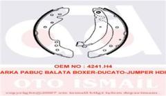 ARKA PABUÇ BALATA BOXER 94-4.02 DUCATO 94-2.02 JUMPER 94-2.02 1400kg 254x57