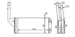 KALORİFER RADYATÖRÜ 106 91-96 SAXO 96-03 AX 91-96 234x140