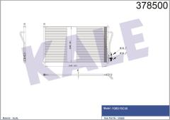 KLİMA KONDENSERİ FOCUS 1.6 BENZİNLİ 98-05 AL-AL 652x360x16