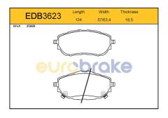 ÖN BALATA AURIS NZE18-ZRE18 -COROLLA SEDAN 1.6 VVTİ-1.33-1.6-1.8 VVTİ-1.4 D4D 12 GDB3598-FDB4648-LP2691