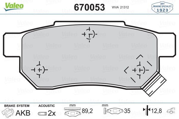 ARKA BALATA ACCORD 3 85-89 CIVIC 87-01 JAZZ 2 02 ROVER 25 45 00-05 200 400 91-00 MG