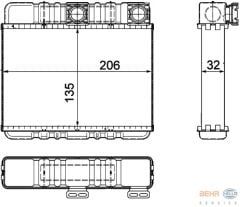 KALORIFER RADYATORU BMW E46 98 05 E83 06 11 PREMIUM LINE