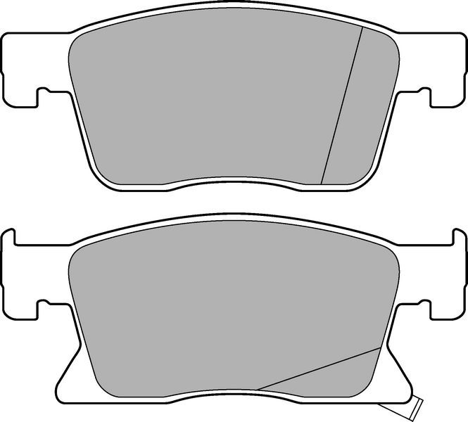 ÖN BALATA ASTRA K 15 22 16 inc 155.2x62.3x19.5