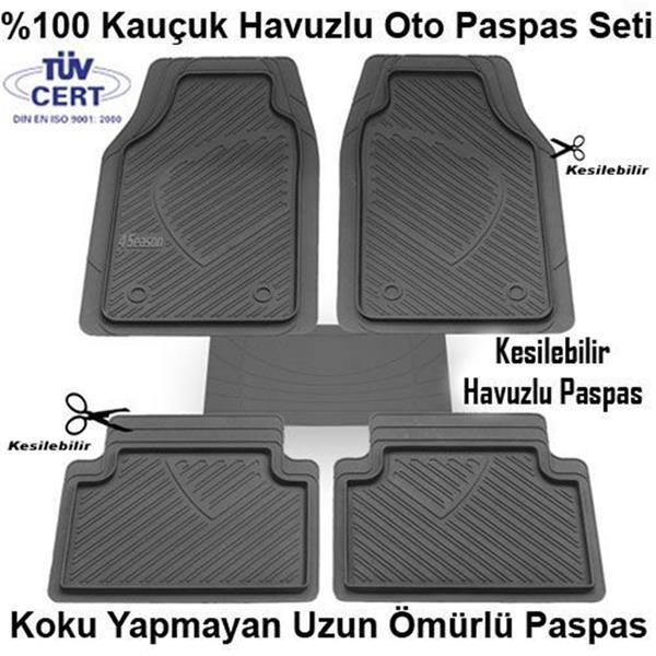 PASPAS 3D X-MAT HAVUZLU VOLKSWAGEN BORA 98-05 SİYAH