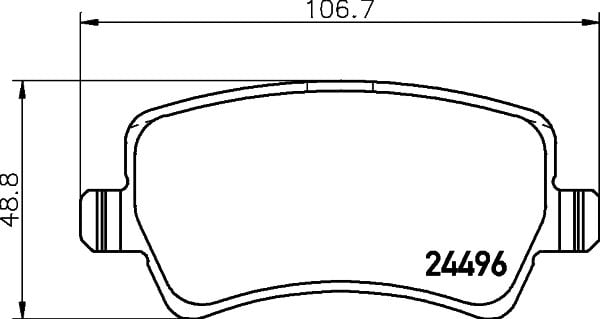 ARKA BALATA MONDEO 07 GALAXY 06 SMAX 06 VOLVO S60 S80 06 V70 07 V60 XC70 2.2 06 GDB1685