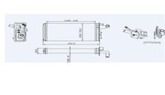 KALORİFER RADYATÖRÜ FIAT TEMPRA 95 01 TİPO 95 01 ALFA ROMEO 145 95 01 146 94 01 155 92 97 250x158x42 MUSLUKLU