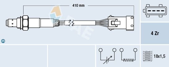 OKSIJEN SENSORU C2 C3 2 C3 3 C3 PLURIEL NEMO FIORINO BIPPER P206 P206 T3E PLUS P207 P1007 PARTNER 2 BERLINGO 2 03 TU3A-TU3AES 1.4 8V MANIFOLDA GELEN