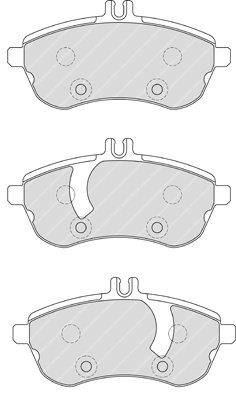 ÖN BALATA MERCEDES W204 07 S204 07 13 W212 09 C204 11 S212 C207 09 13 A207 R172