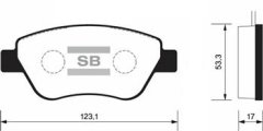 ÖN BALATA ALBEA-PALIO-STILO-SIENA DOBLO 1.3 1.9 IDEA CORSA 1.3 07