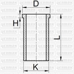 MOTOR GÖMLEĞİ STANDART DUCATO-MASTER S8U 2.5 FLANSLI 93.00 ÇAP