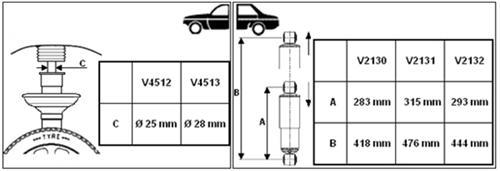 ÖN AMORTİSÖR SAĞ/SOL KALIN MİL DUCATO 3-BOXER 3-JUMPER 3 06 KARSAN JEST 10 14