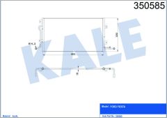 KLIMA RADYATORU KONDANSER FIESTA FUSION 1.25 1.4 1.6 1.4TDCI 02 08 MAZDA 2 125 1.4