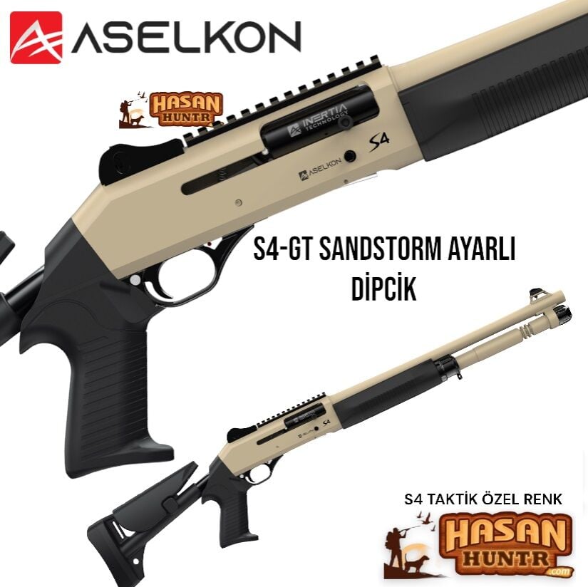 S4-GT Sandstorm AYARLI DİPCİK ASELKON AV TÜFEĞİ