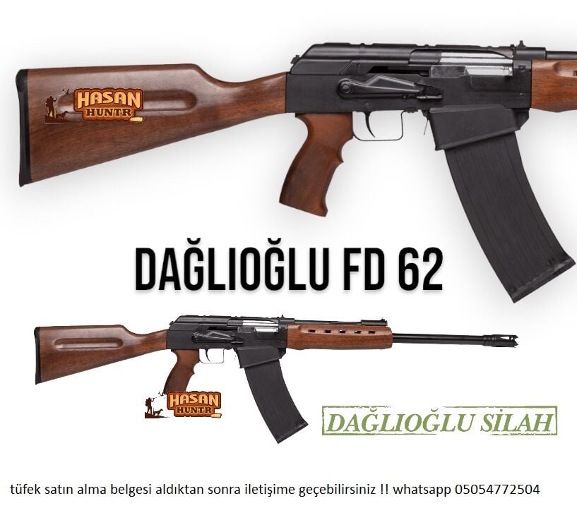 DAĞLIOĞLU FD 62 av tüfeği 12 CALİBRE.