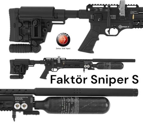 Hatsan Factor Sniper S SHORT Black PCP Havalı Tüfek