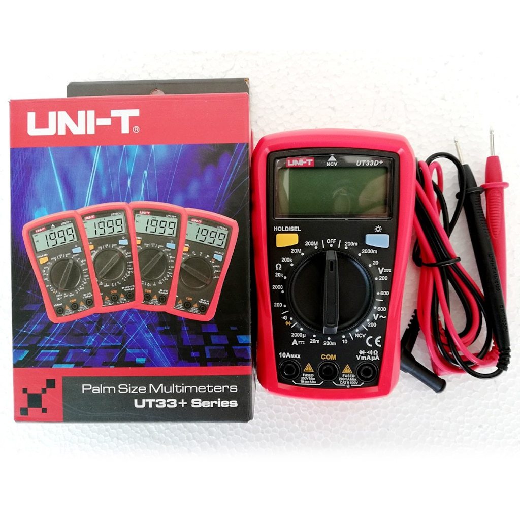 Unı-T UT33D+ 600V 10A Dijital Multimetre