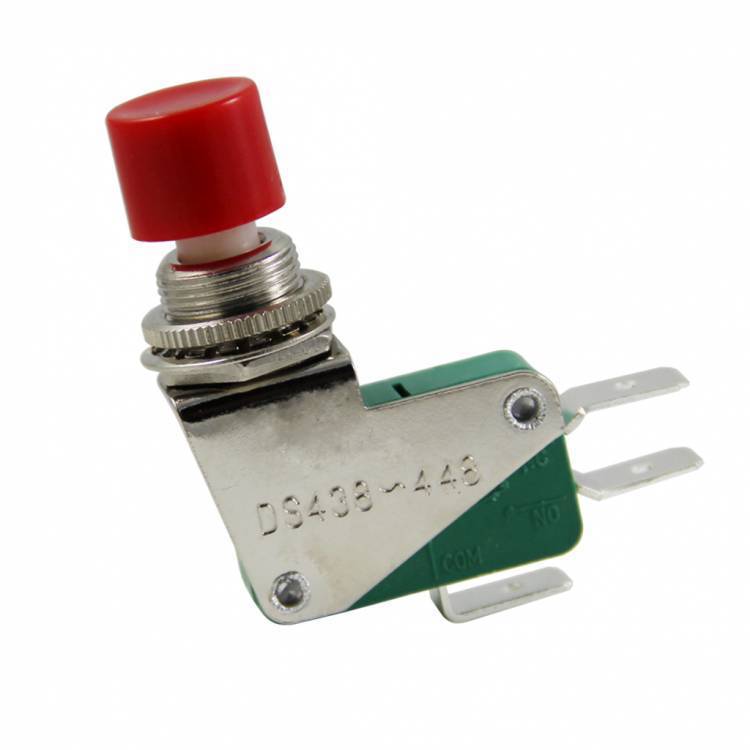 Micro Switch DS-438 Kırmızı Butonlu Ø12mm