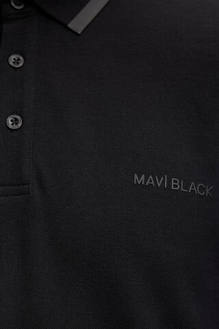 Mavi Polo Yaka Siyah Erkek Tişört 0611829-900