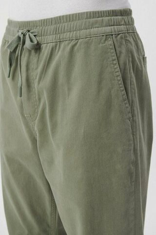 Mavi Beli Lastikli Koyu Yeşil Erkek Pantolon 000169-71559