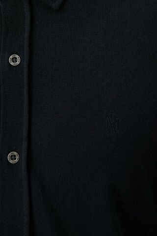 Mavi Kolu Katlamalı Erkek Gömlek 021638-900