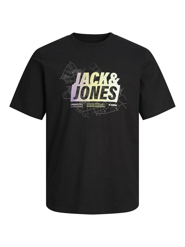 Jack Jones Map Summer Logo Erkek Tişört 12257908