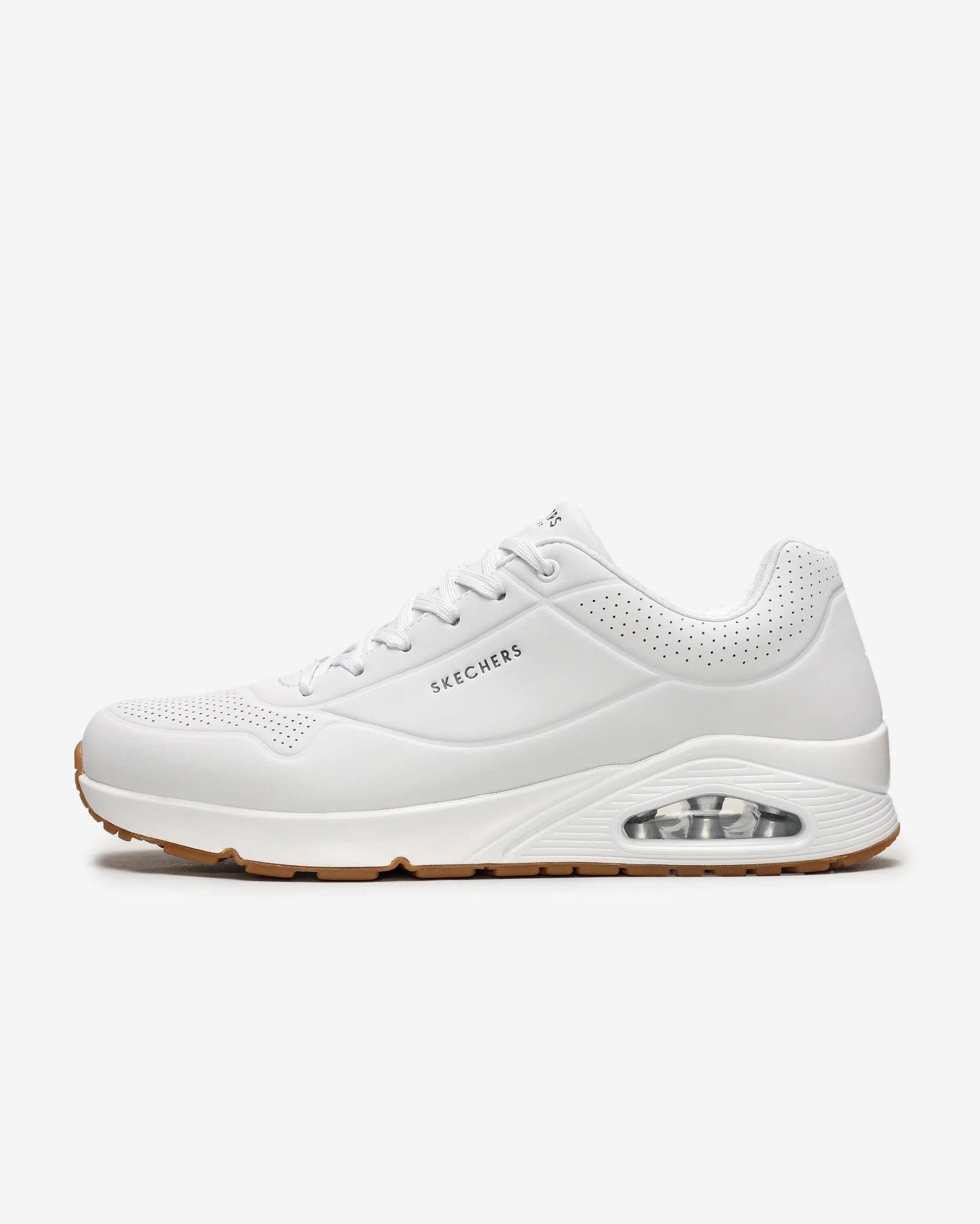 Skechers 10 Uno Stand On Air Erkek Ayakkabı 52458 WHT