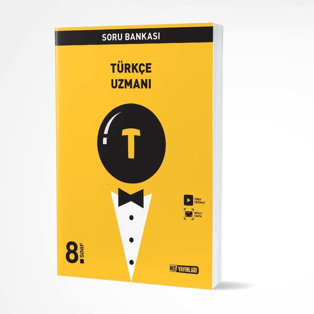 Hız Yayınları 8.Sınıf Türkçe Uzmanı Soru Bankası
