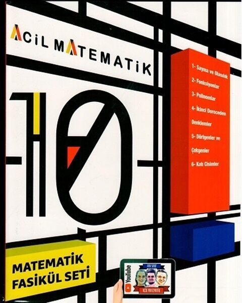 2024 Acil Yayınları 10.Sınıf Acil Matematik Fasikül Set