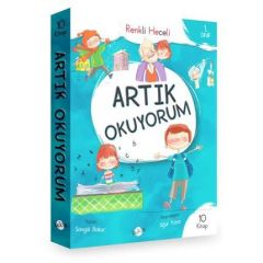 Kukla Yayınları 1.Sınıf Artık Okuyorum Serisi Renkli Heceli 10 Kitap