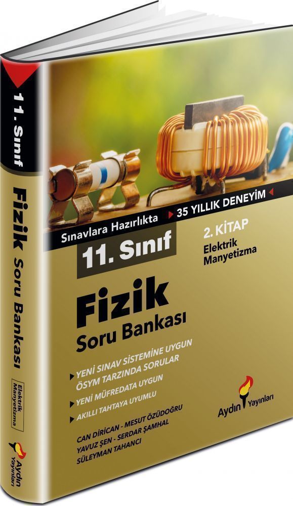 Aydın Yayınları 11.Sınıf Fizik Soru Bankası Elektrik Manyetizma