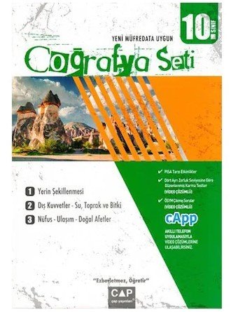 10.Sınıf Anadolu Coğrafya Seti Çap Yayınları