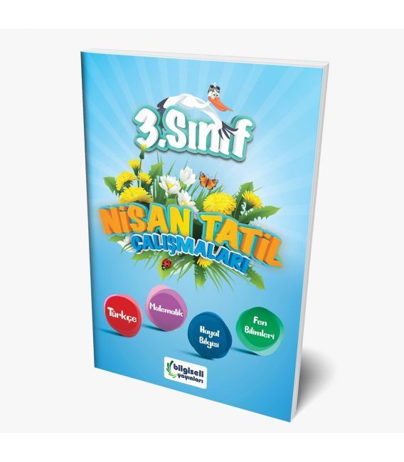 3.Sınıf Nisan Tatil Çalışmaları Kitabı Bilgiseli Yayınları