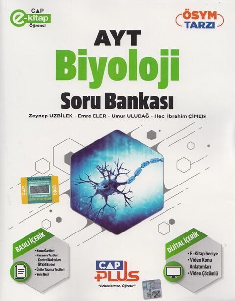 2024 Çap Yayınları Ayt Biyoloji Soru Bankası